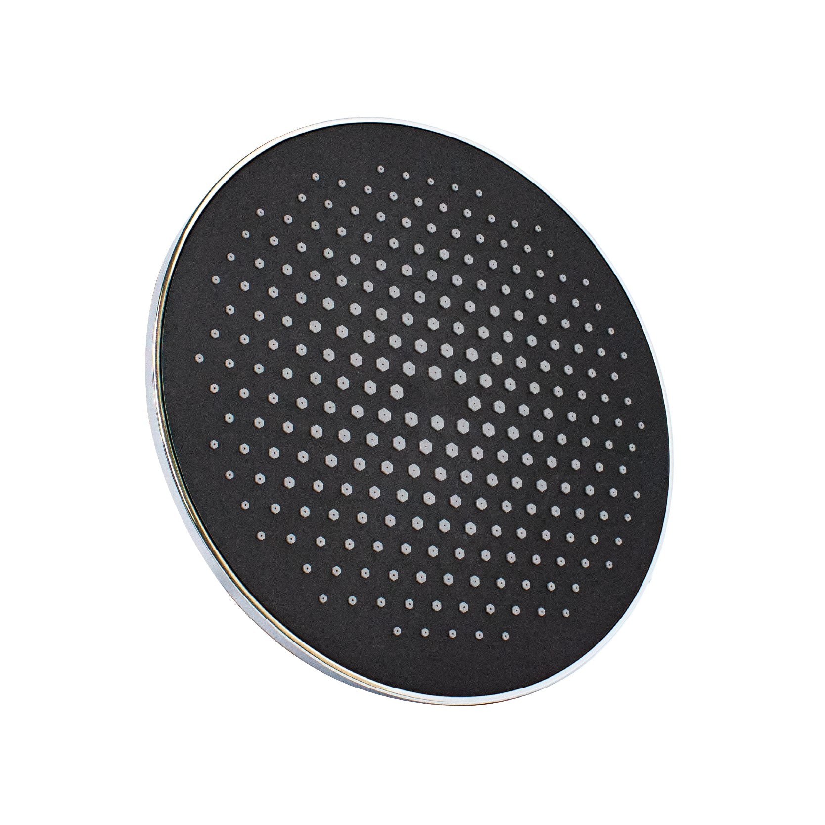 Cabeza De Ducha Redondo Madrid Sh-35043 Cromado & Black -Fratelli